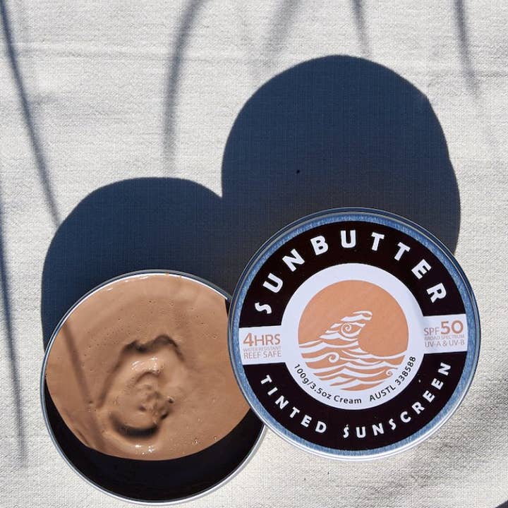 Solskydd med toning SPF 50, Reef Safe för wholesale av SunButter Skincare