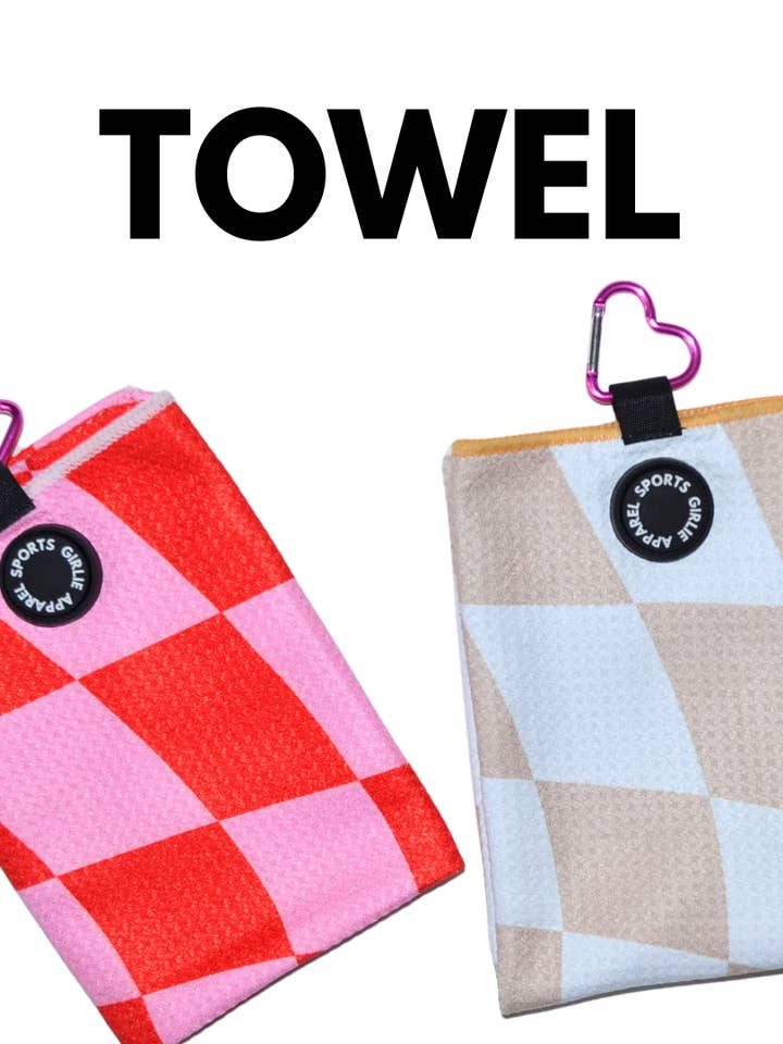 magnetic microfiber sports towel - ladies for wholesale by SPORTS GIRLIE APPAREL