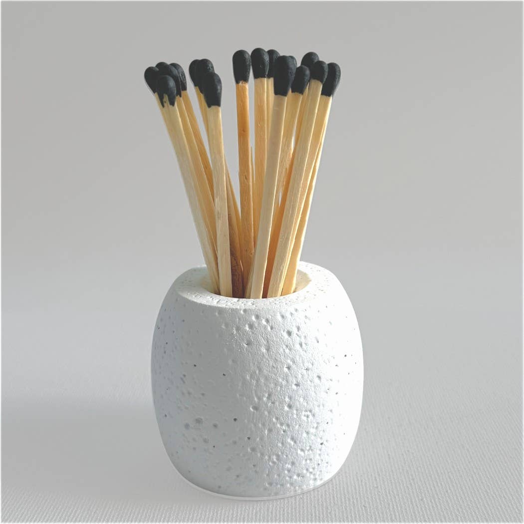 CJ Gift Goddess - Wholesale Match Holder - Concrete Match Holder/Toothpick Holder: Includes 25 Matches47