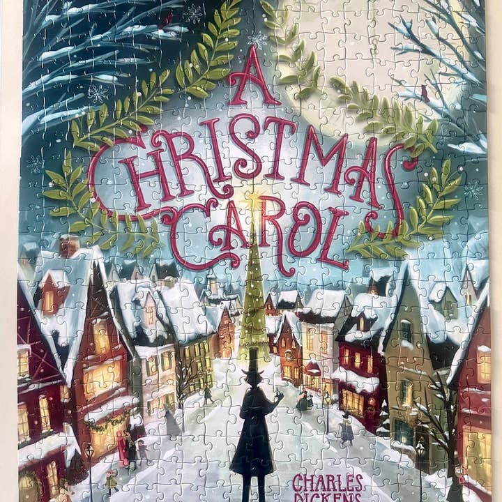 Bookworm Puzzle - Wholesale Puzzle - Adult - NEW! A CHRISTMAS CAROL -500 PIECE JIGSAW PUZZLE2