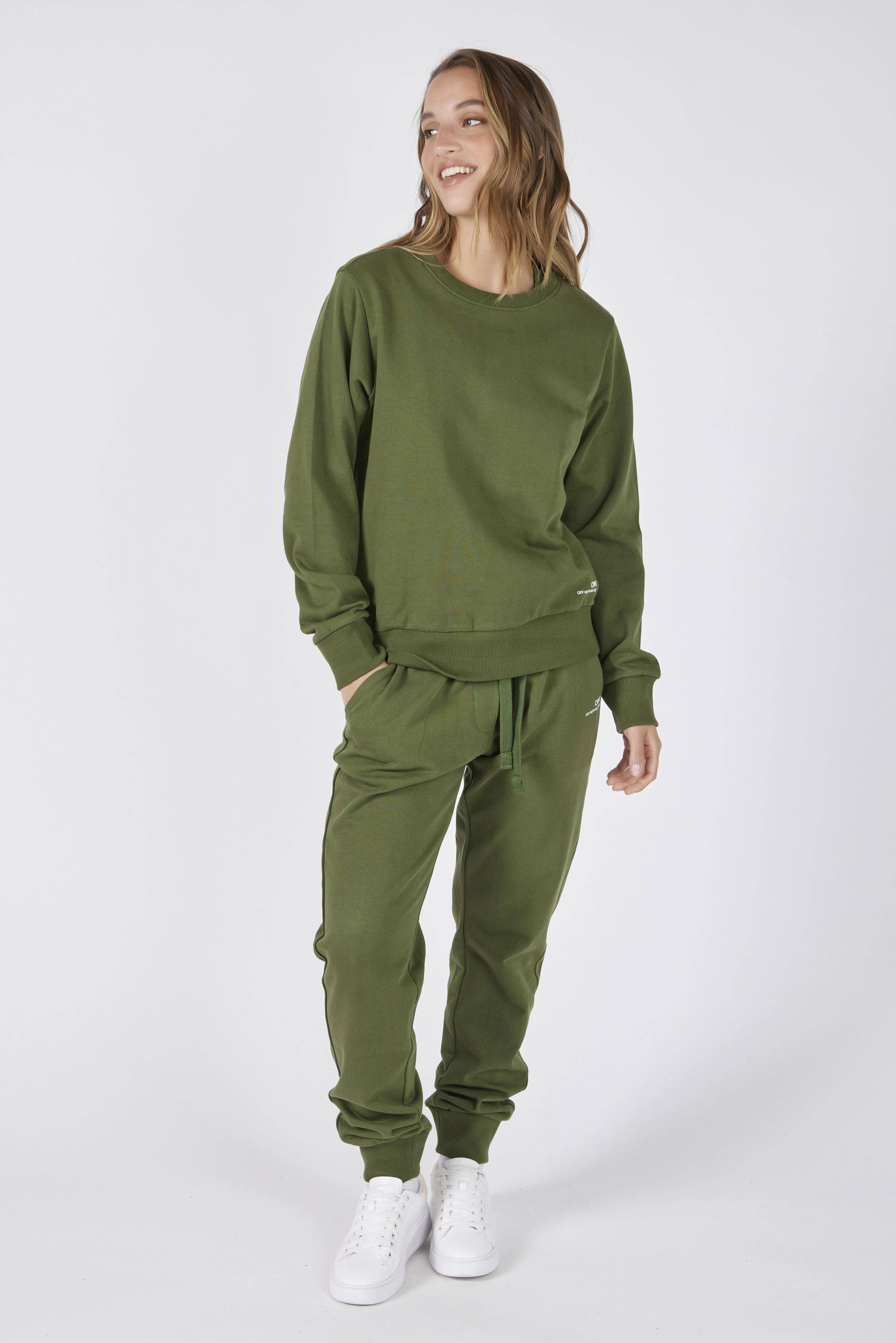OWN OFF WITH NATURE - Wholesale Lounge Set - Women's - Crewneck Fleece Sweatshirt Set + Fleece Joggers22