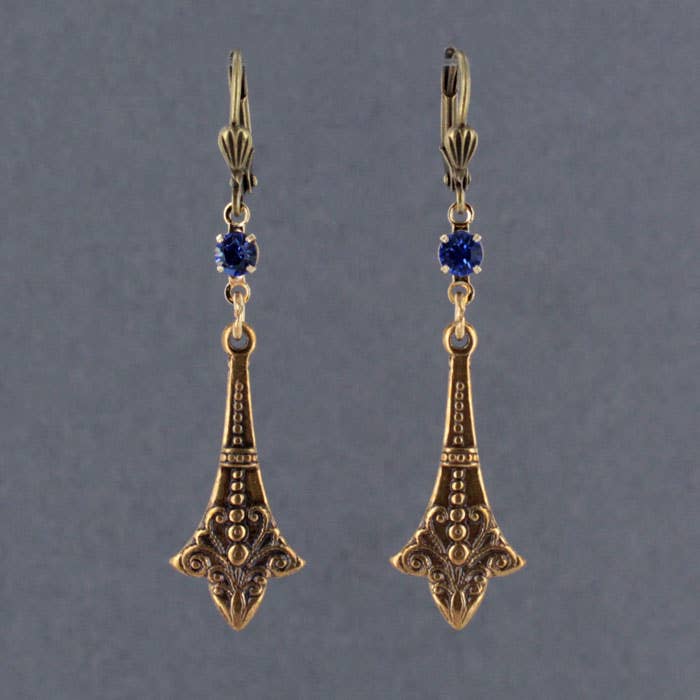 Sadie Green's Jewelry - Wholesale Dangle Earrings - Art Nouveau Earring 632-STM2