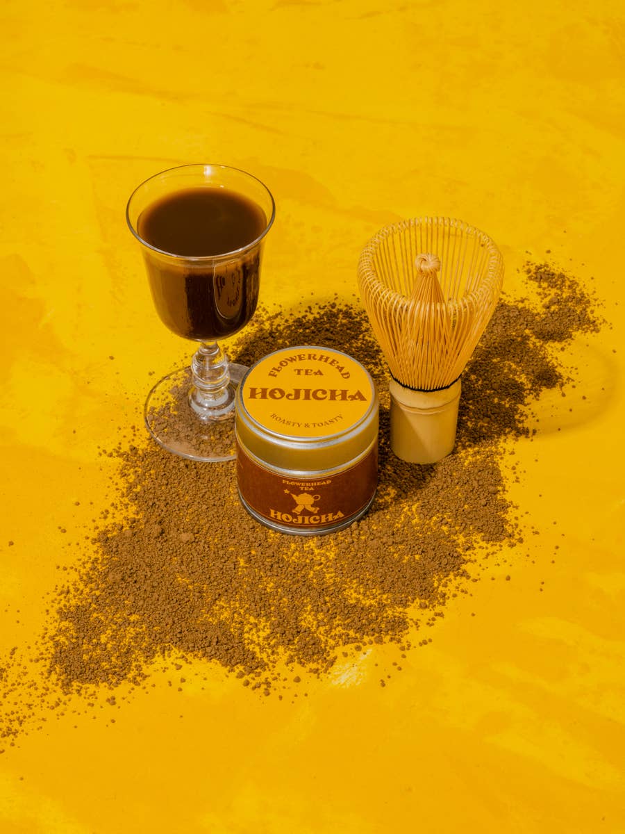 Flowerhead Tea – Chá solto por atacado – Lata de Hojicha