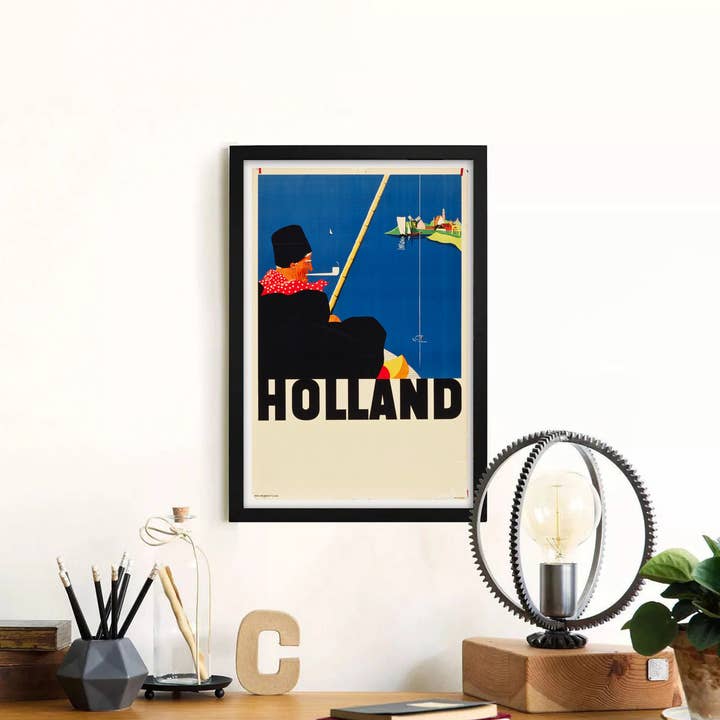 The Curious Desk - Wholesale Poster - Holland 1930s Poster1