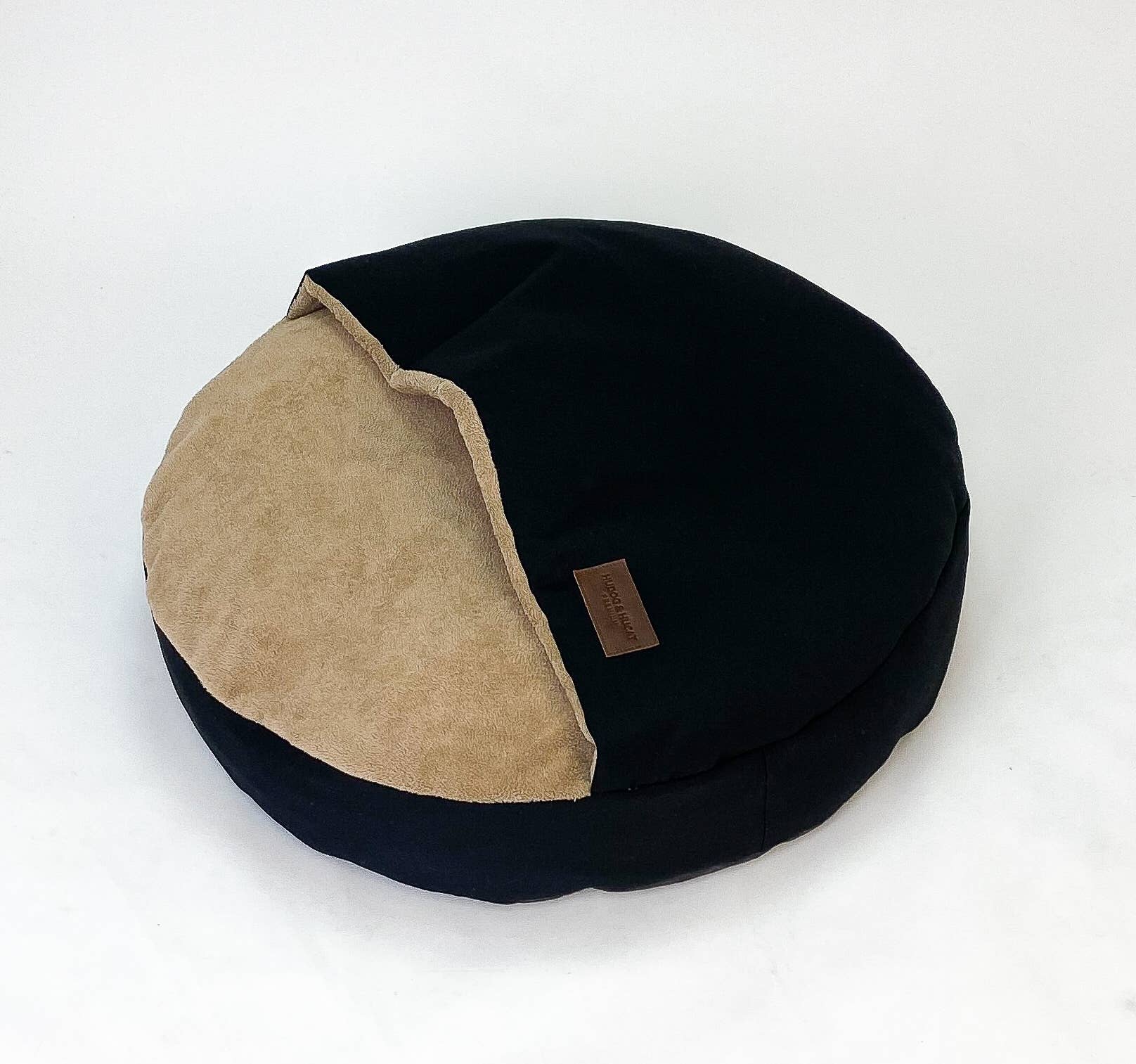I BLACK B BEIGE  HUDOG & HUCAT PREMIUM BED POCKET ROUND FOR PETS for wholesale on Faire3