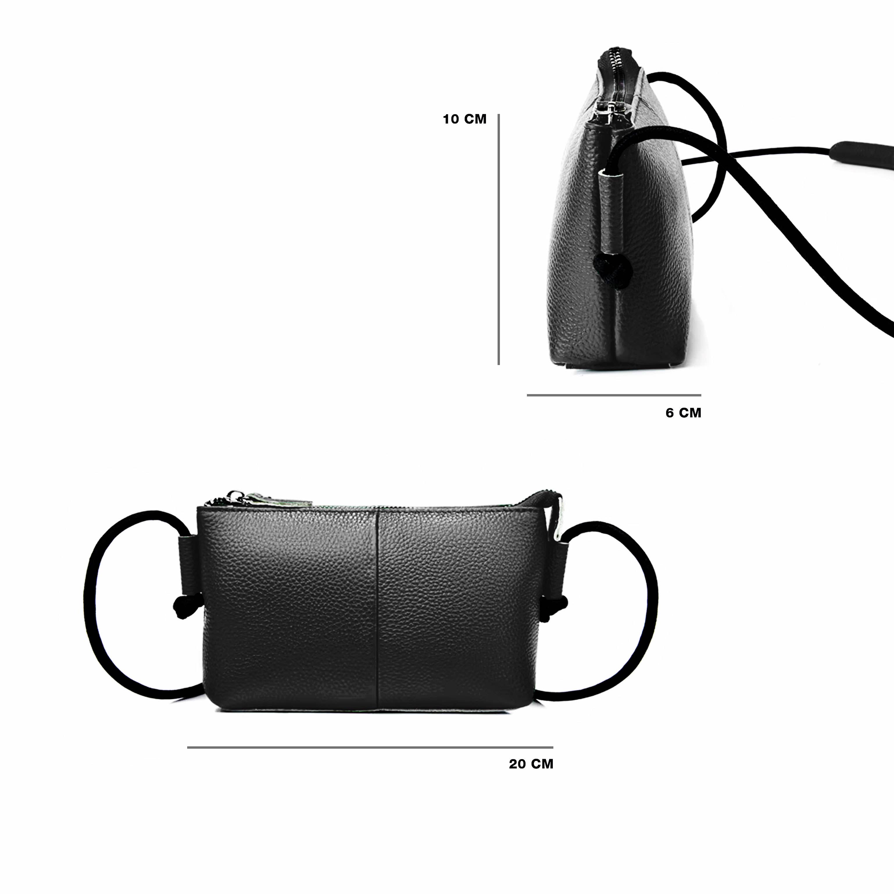 Negro Zerimar Women's Leather Bag - Exclusive and Casual Engraved  for wholesale on Faire1