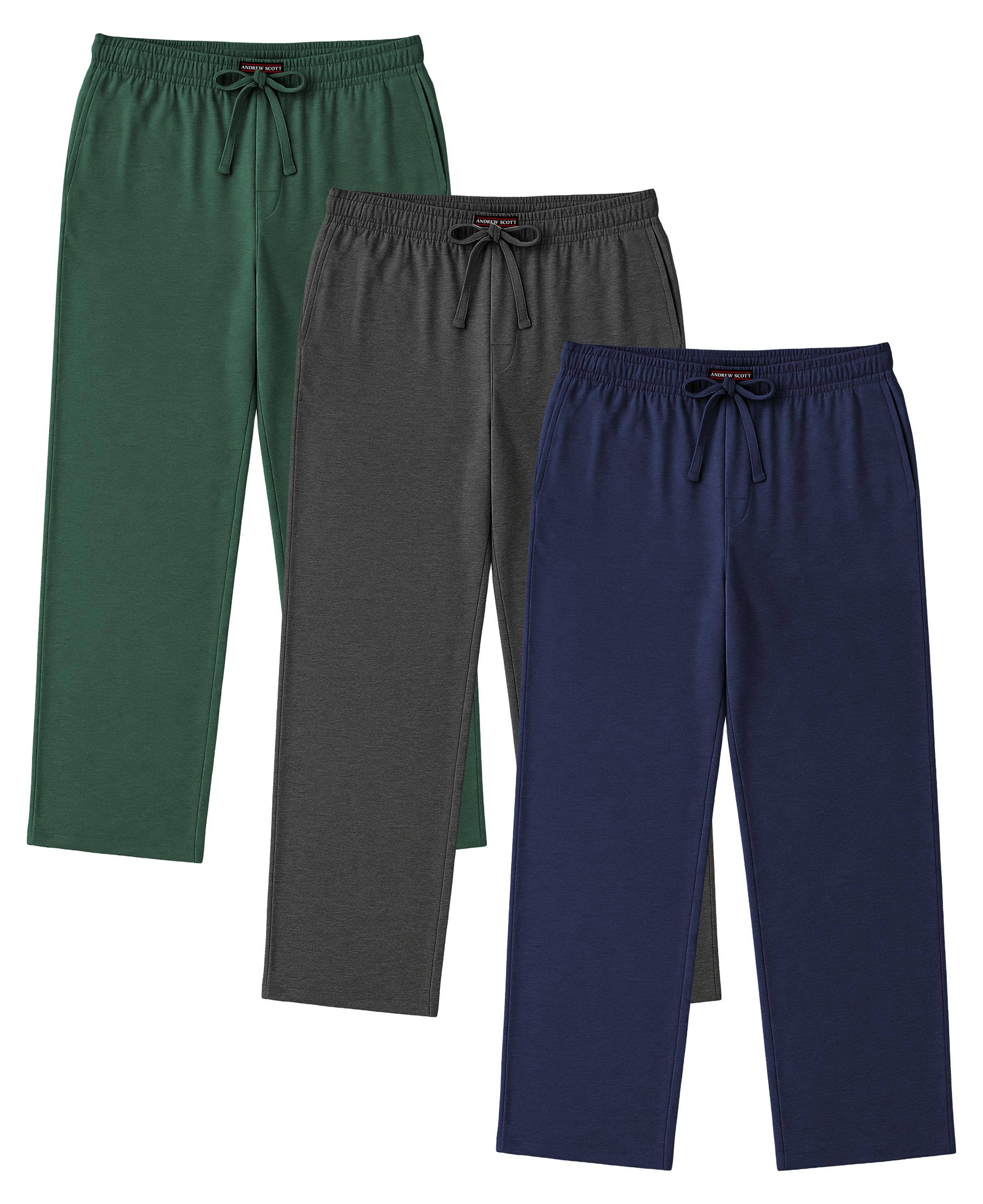 I-Wear Brands – Großhandel Schlafanzughose – Herren – Herren Weiche & Leichte Lounge-Pyjamahose mit Kordelzug9