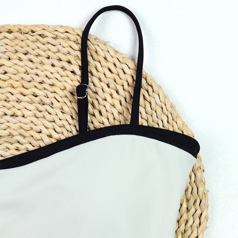 Dipped Shop – wholesale One-piece swimsuit – Women’s – Simple Color Block Sexy One Piece Swimwear DPSW11148