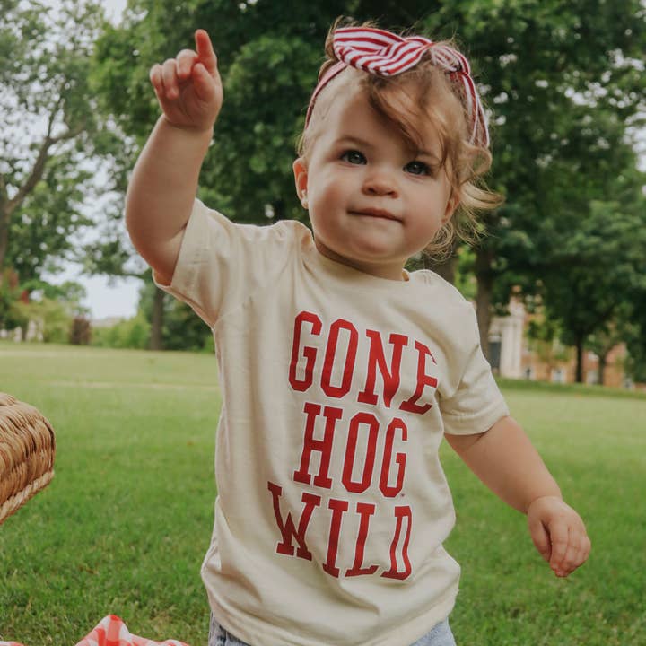 Gone Hog Wild Toddler T-shirt and other Purchase Wholesale hog wild. Free Returns & Net 60 Terms on Faire trending on Faire.