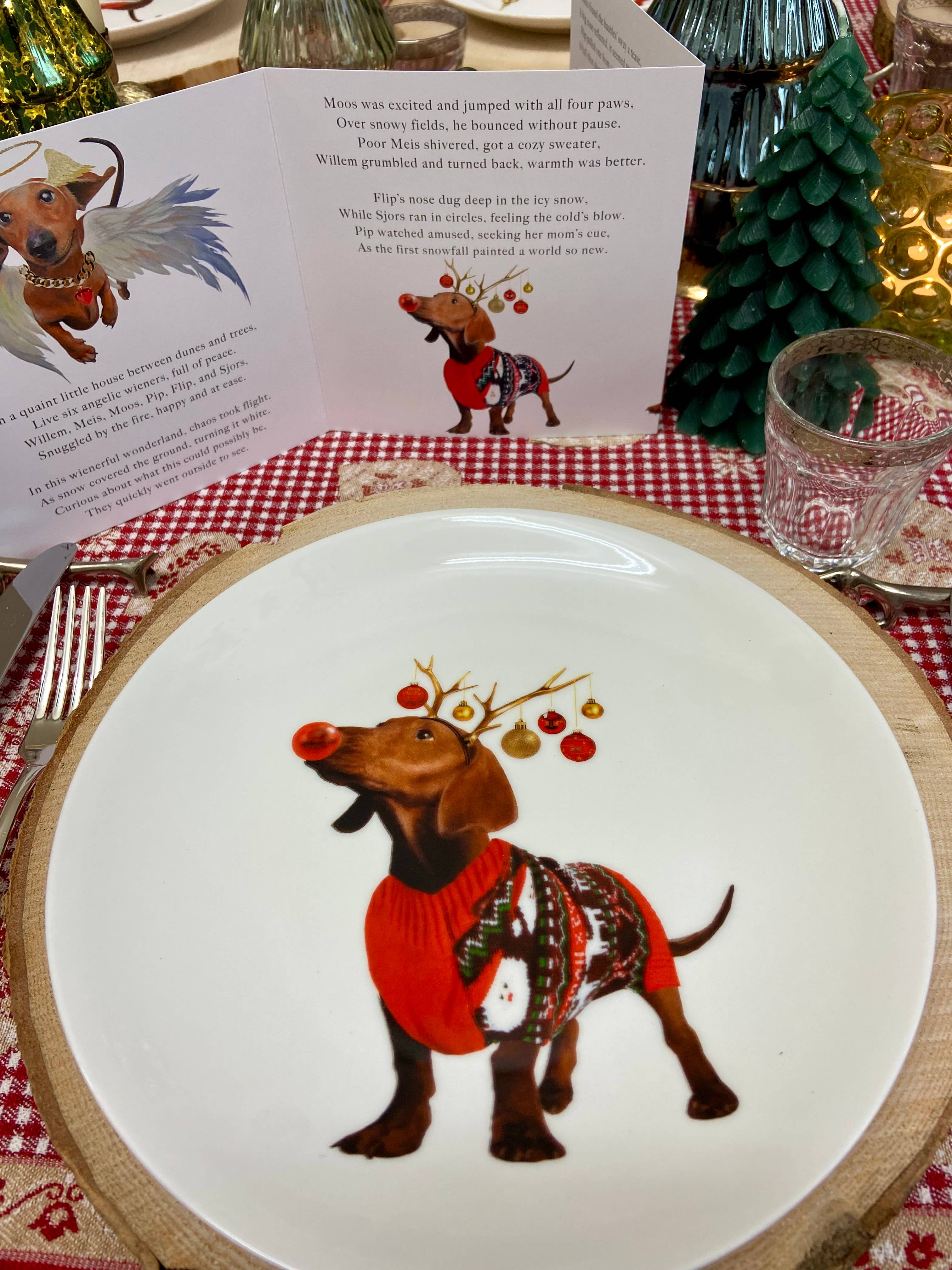 Bordy's – wholesale Tableware set – It's a wienerful Time - Set of 6 Breakfast Plates 27