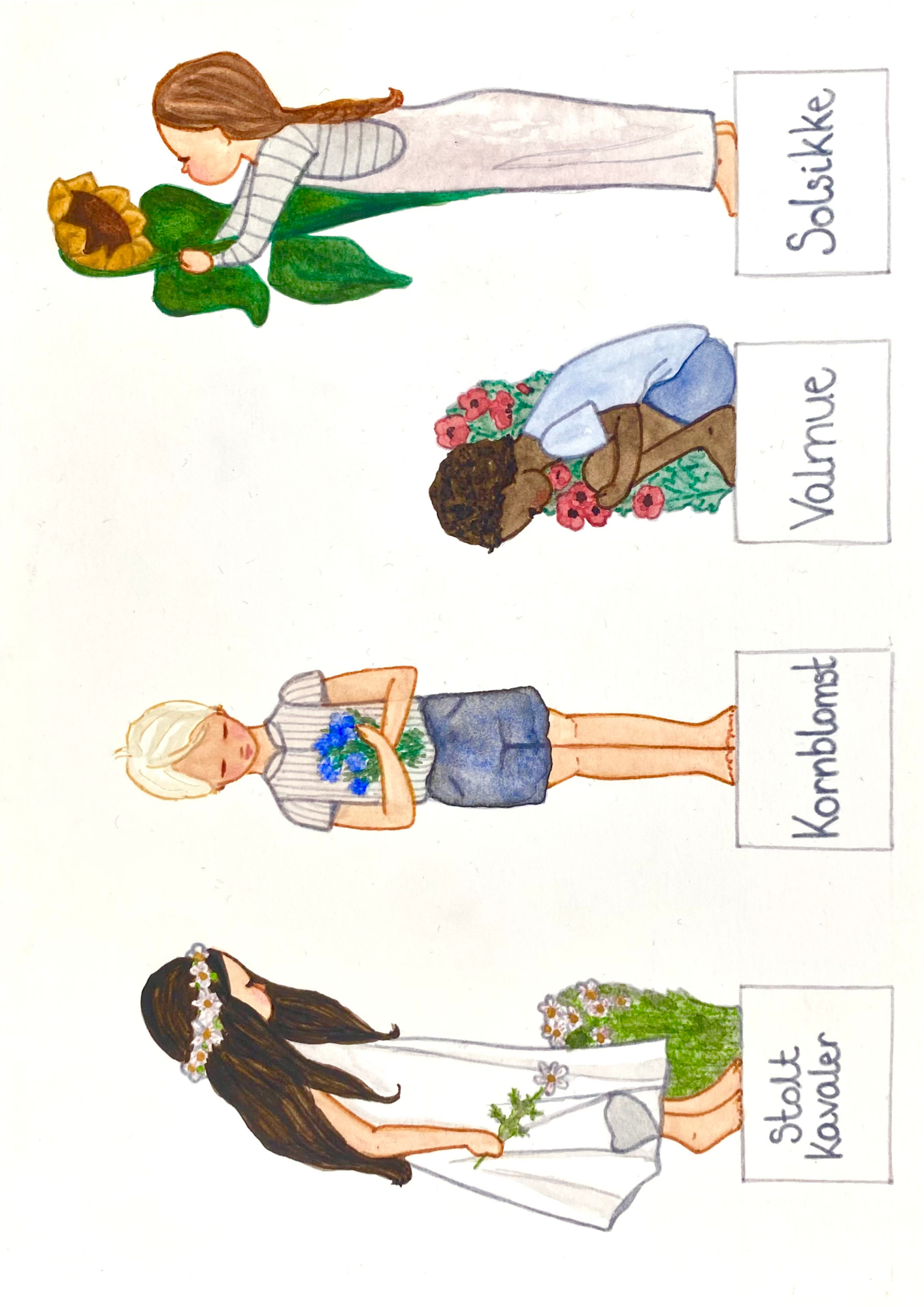 Tall Hat Tales - Wholesale DIY Craft Kit - Kids - Kids planting flowers3