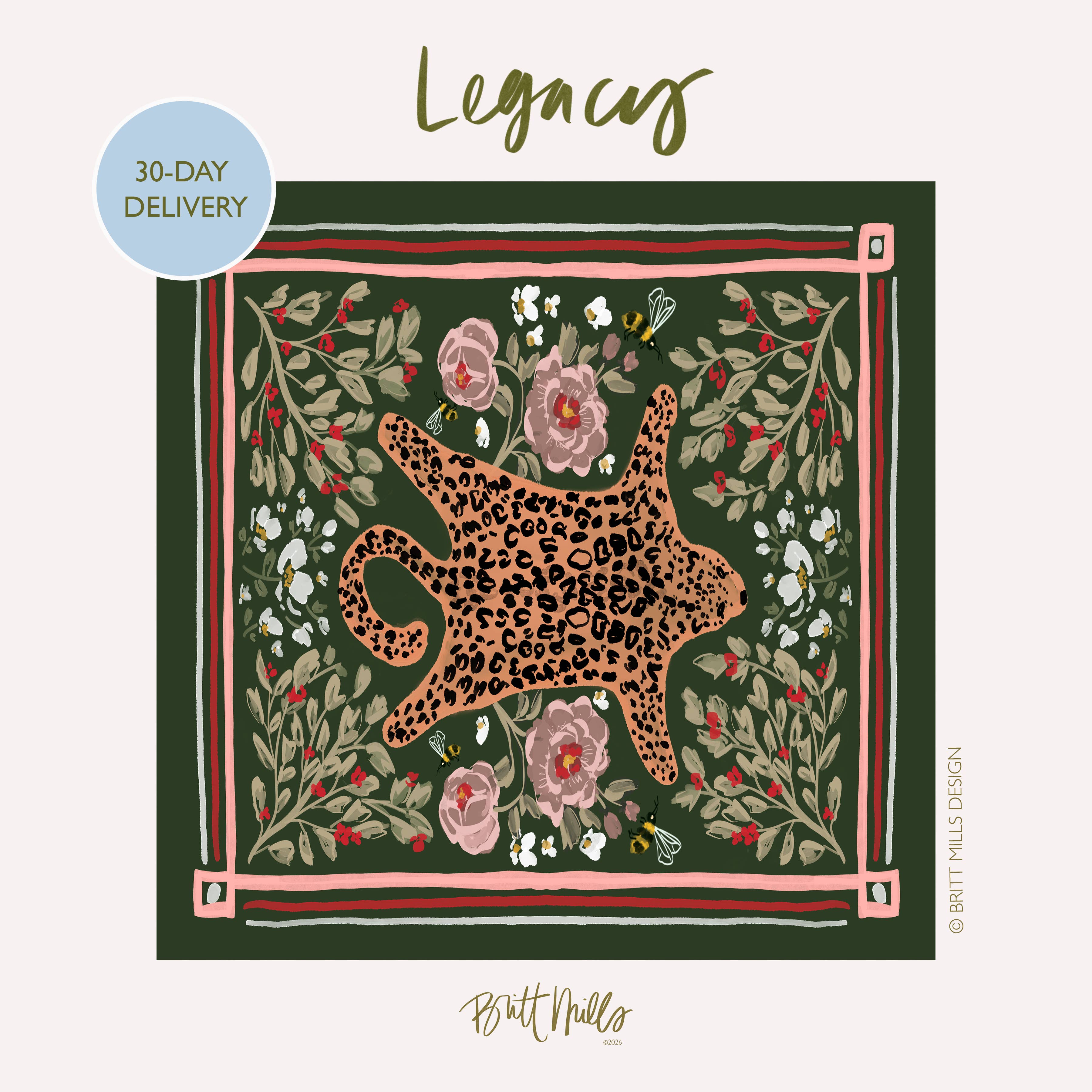 Britt Mills Design - Wholesale Decorative Tabletop Object - Britt Mills Mahjong Mats - MULTIPLE PRINTS (Non-Neoprene)2