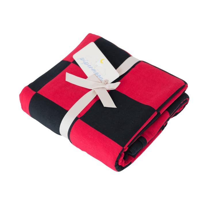 Rød & Sort Voksen Svøb Tæppe for engroshandel hos Pipermoon