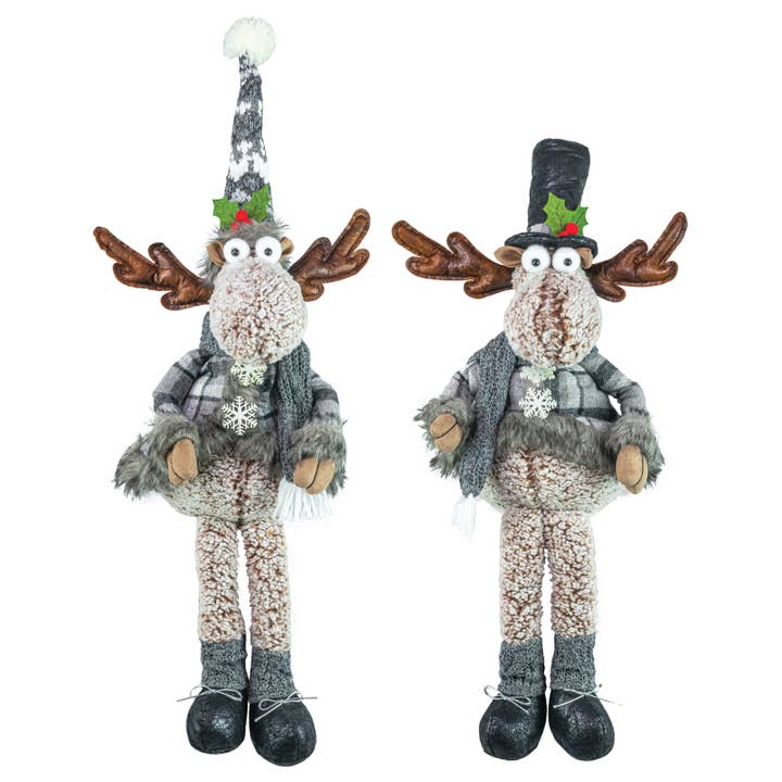 Hinterland Julälg Dinglande Ben 2 Sorterade för wholesale av Hanna's Handiworks