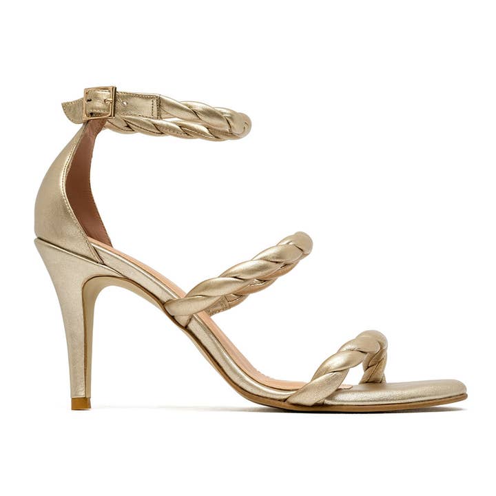 SALMMA GOLD SANDALS for wholesale by ALTA