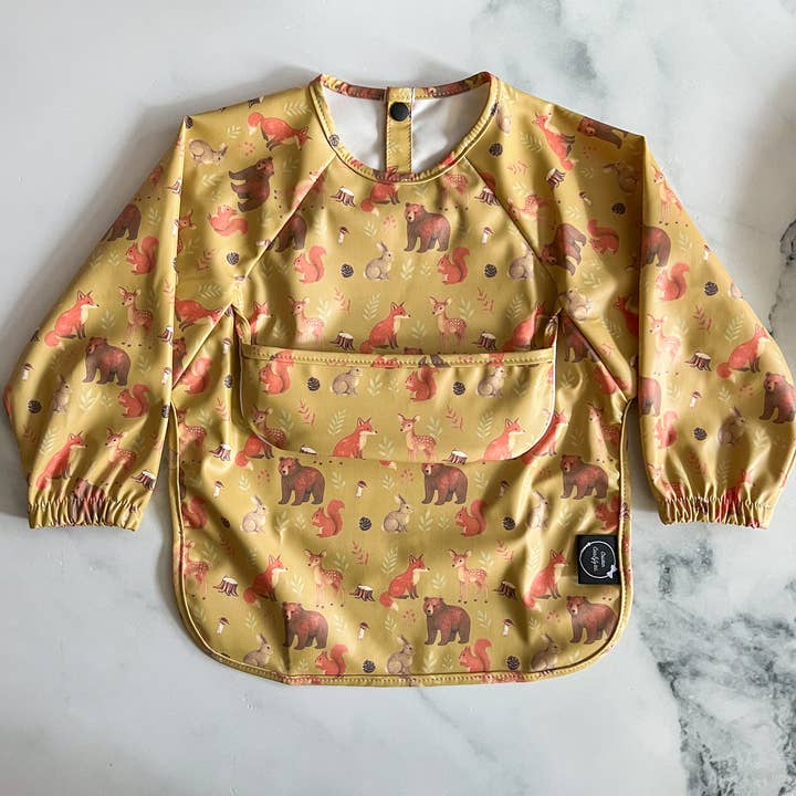 Langarm-Bavette – die Waldfreunde 🦊 für den Großhandel von Création cocolyly inc.