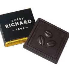 Carré de chocolat Richard x200 pour la vente par Cafés Richard Coffee & Tea