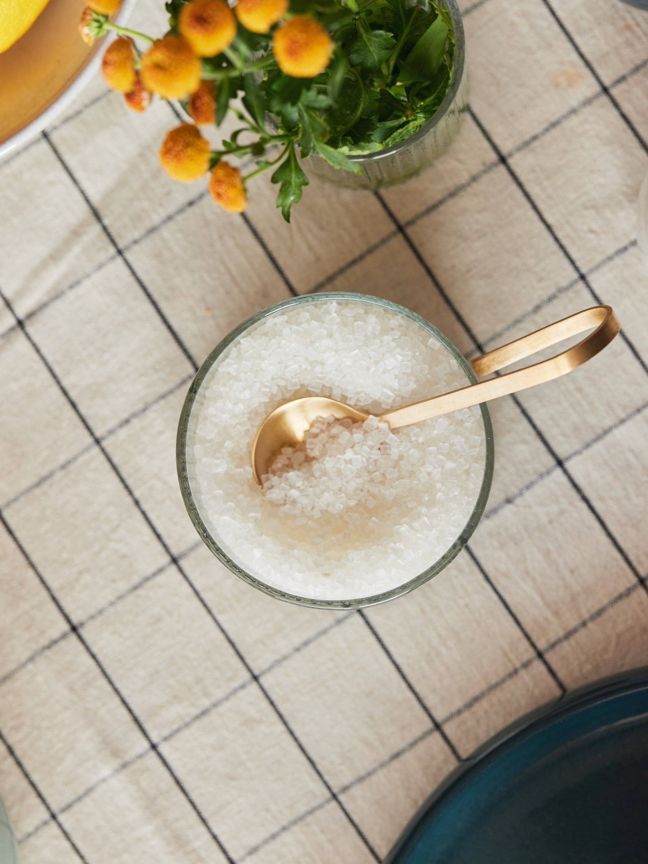 Fleck - Wholesale Serving Utensil - Loop Brass Spoon2