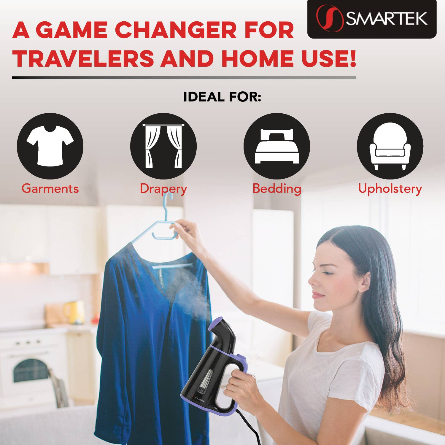 Smartek USA Inc. - Wholesale Steamer - Smartek Handheld Steamer Black5