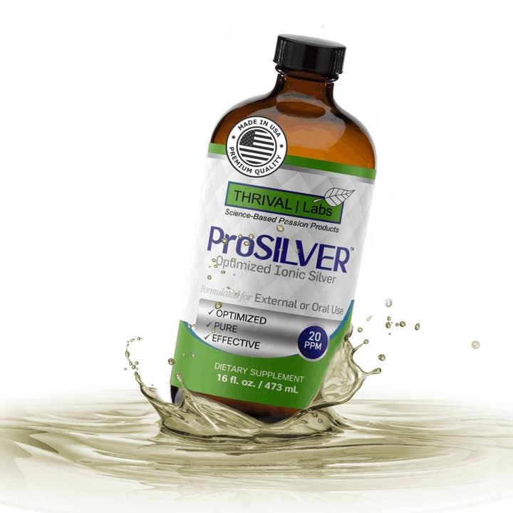 Thrival Labs - Wholesale Oral Supplement/Vitamin - ProSilver Green Label 20 PPM Ionic Colloidal Silver Liquid17