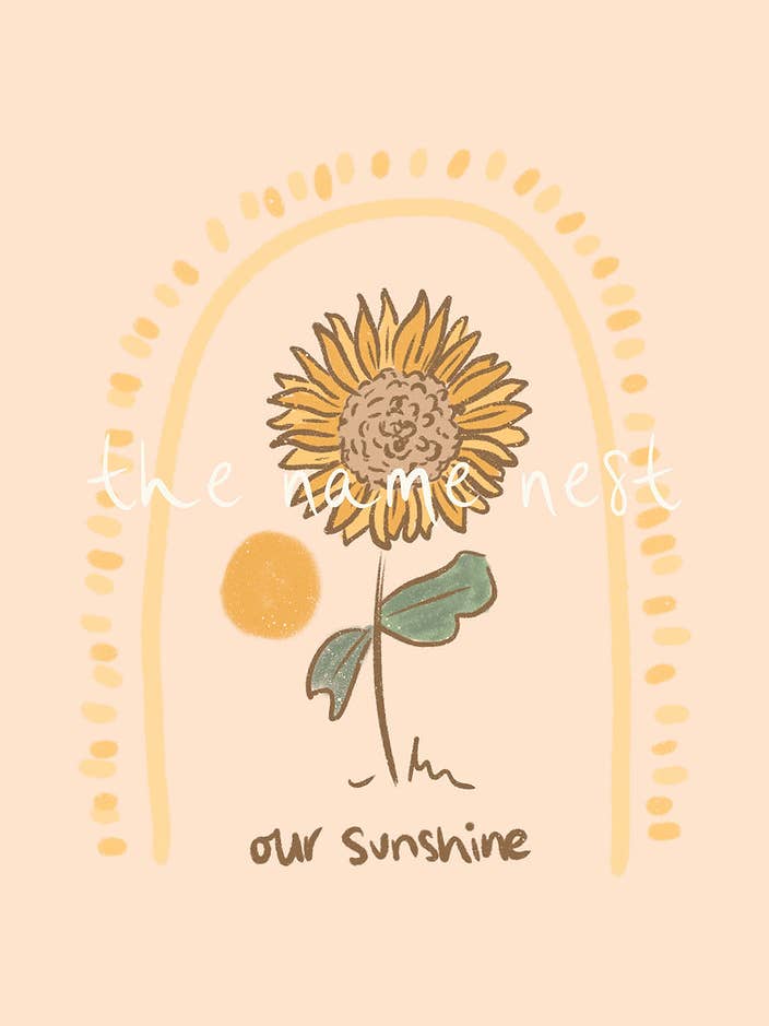 vårt solsken A4-konstverk för wholesale av the name nest