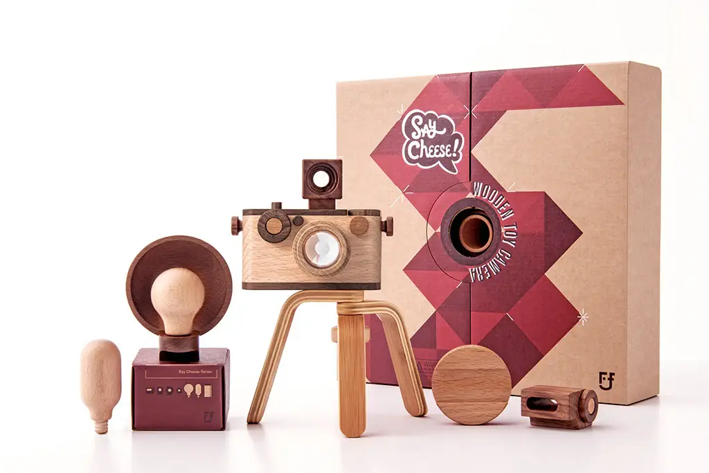 Father's Factory - Wholesale Wood Toy - Kids - 35MM Wooden Toy Camera Expert Set 0