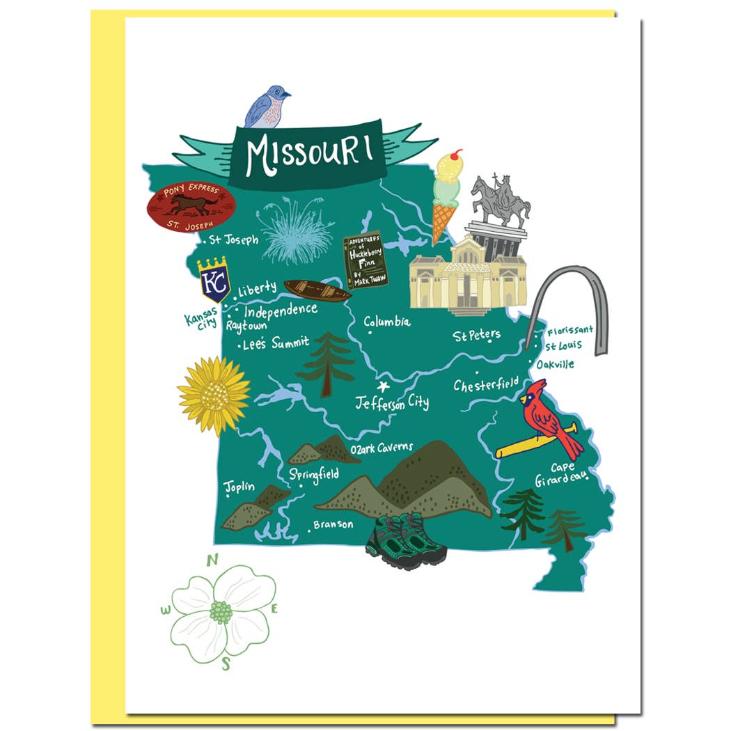 Allport Editions – wholesale Vardagliga hälsningskort – Hej USA Card Series - ALLA 50 STATER HÄR!27