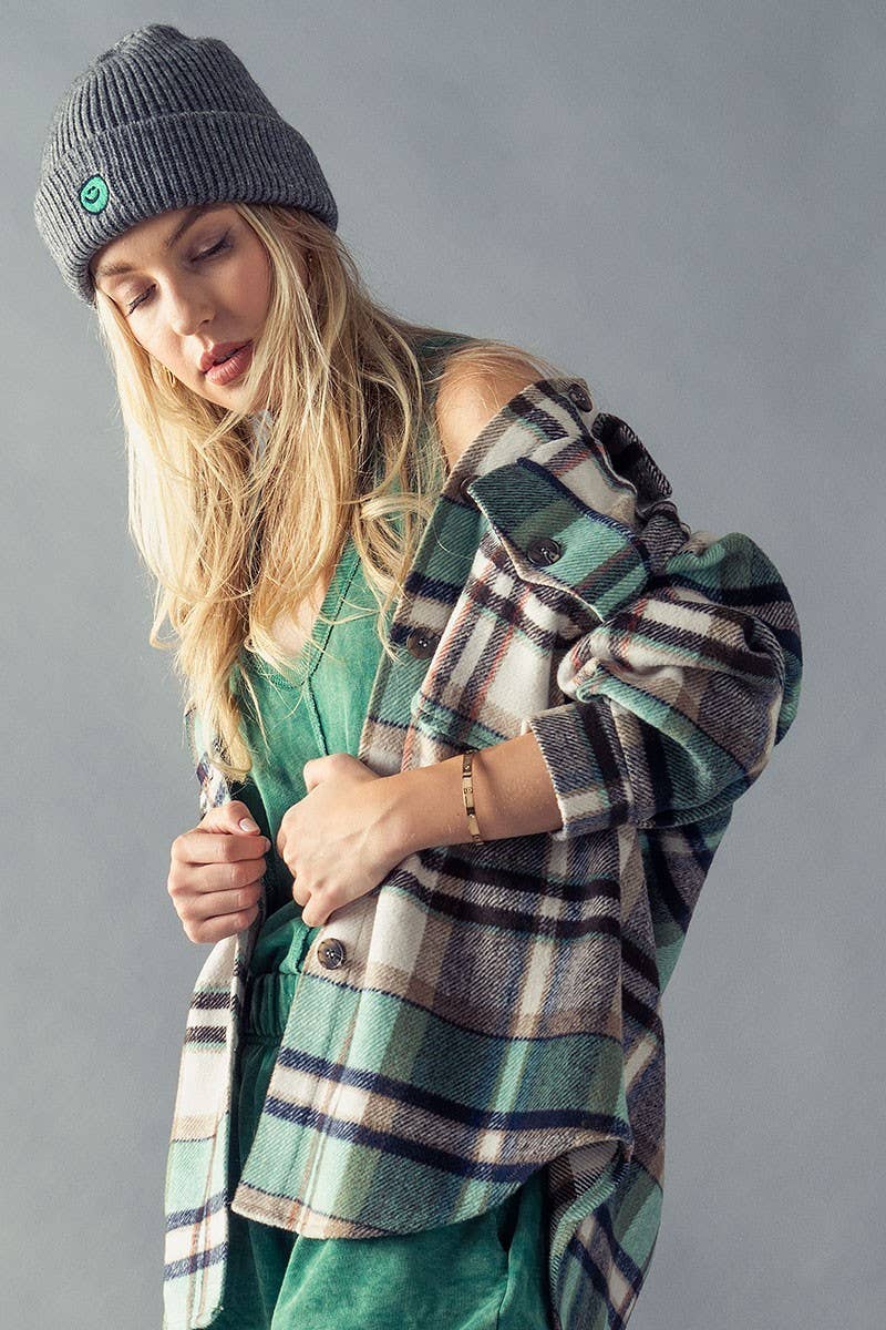 Fashion Week - Wholesale Beanie - Women's - SMILE EMBROIDERY BEANIE3