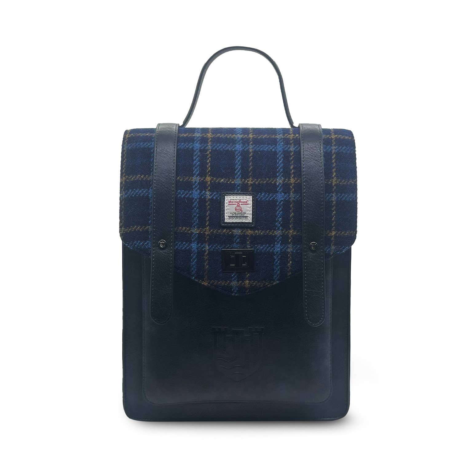 Islander – Mochila - Mulher por atacado – Mochila Carloway com Tampa em Harris Tweed Autêntico4