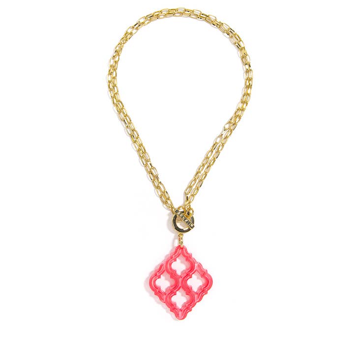 ZENZII Jewelry - Wholesale Pendant/Charm Necklace - Lattice Pendant Necklace10