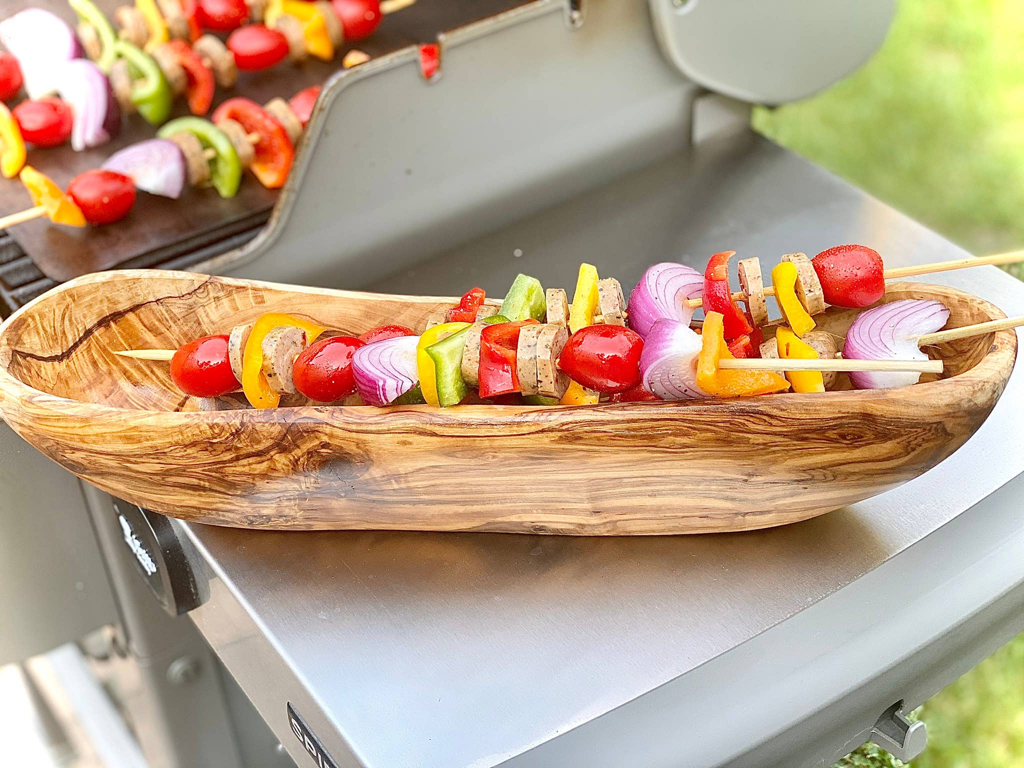 Natural OliveWood - Wholesale Bowl - Olive Wood Rustic Bread Basket1