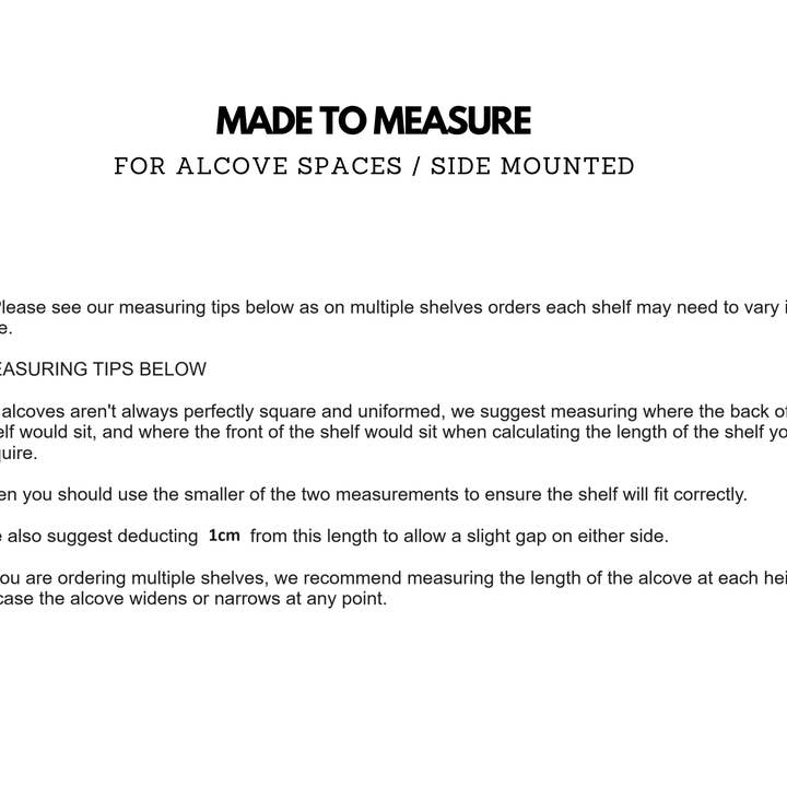 Steel Wood Avenue - Wholesale Wall-mounted shelf - Rustic Extra Deep Alcove Shelf with Angle Metal Brackets - 44cm x 3.4cm5