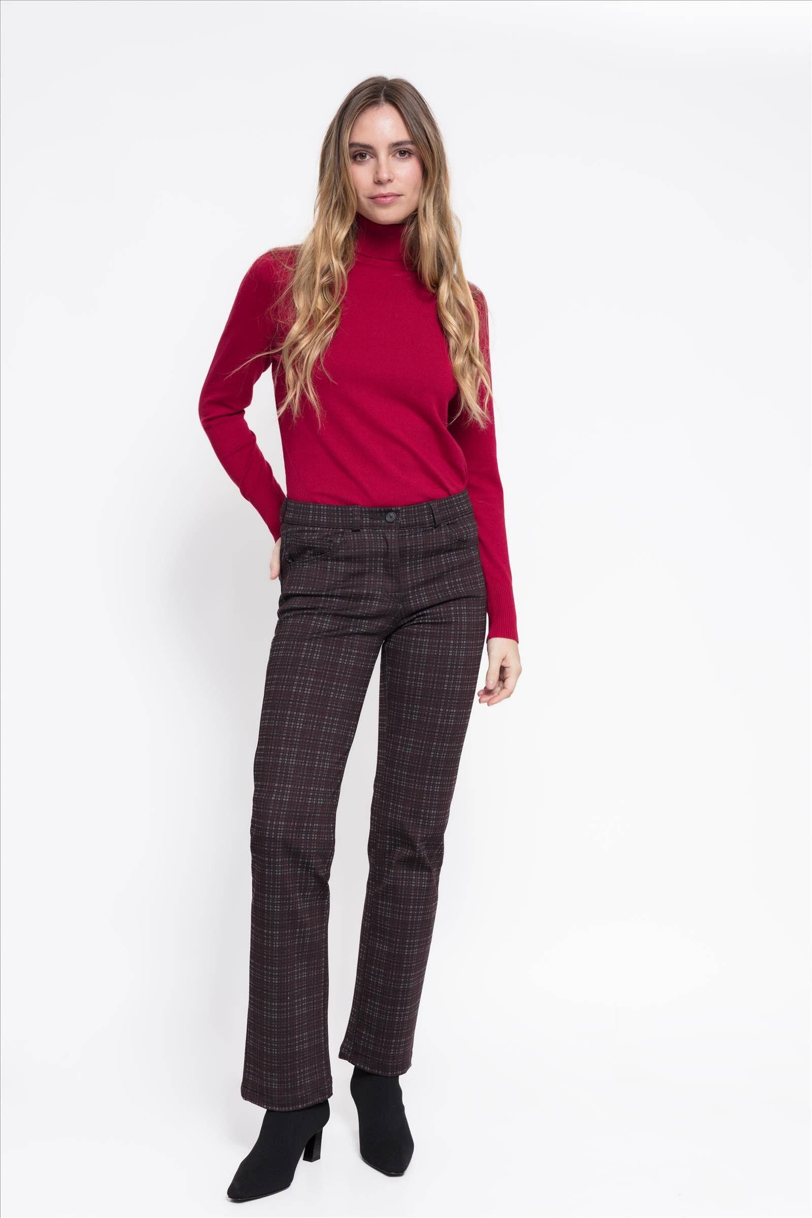 CMS Love - Wholesale Knit Top - Women's - BASIC VISCOSE KNIT TURTLENECK JERSEY B2B2