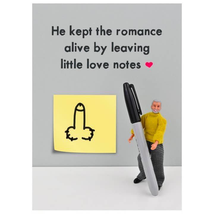 Love Note Jeff | Valentine's Day | Cards for Her for wholesale by Bold & Bright