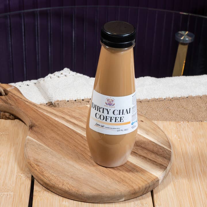 Drip Queen Coffee – wholesale Iced Coffee/Cold Brew – Latte-ish Dirty Chai Cold Brew Coffee 12/12oz4