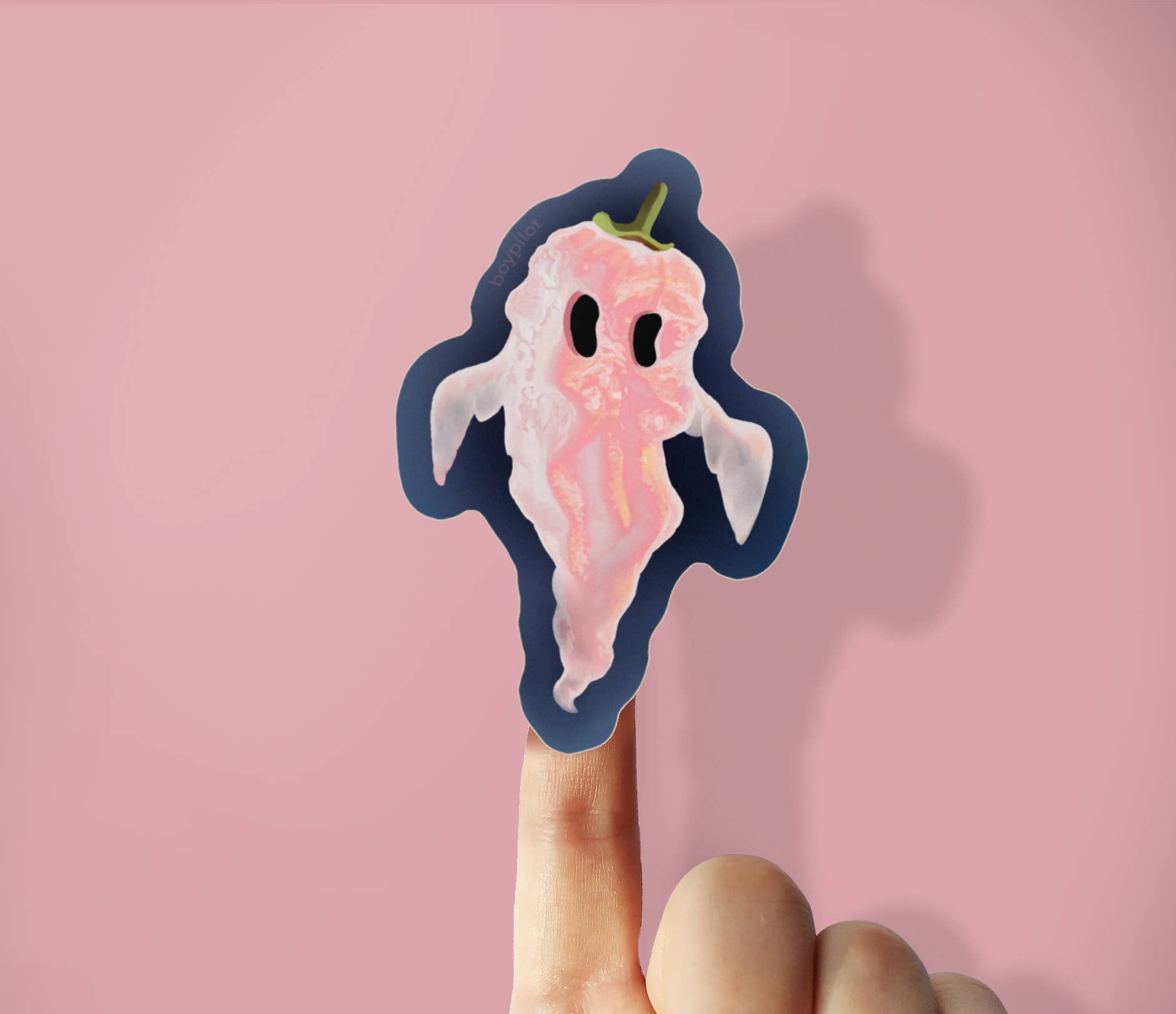 BoyPilot Goods - Wholesale Sticker - Ghost Pepper Sticker - Funny Spicy Food Vinyl Sticker2