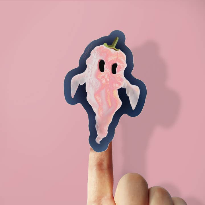 BoyPilot Goods - Wholesale Sticker - Ghost Pepper Sticker - Funny Spicy Food Vinyl Sticker2