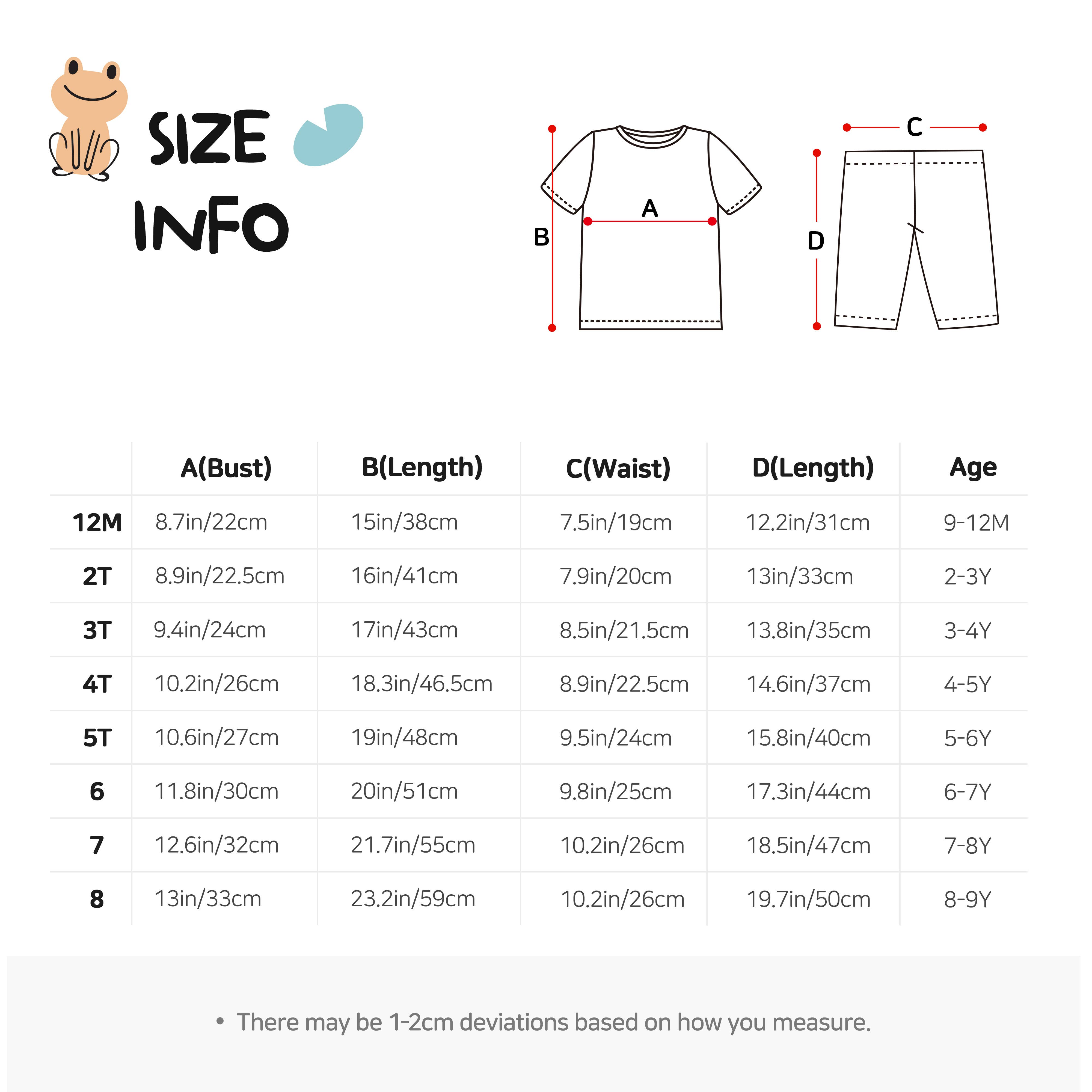 WithOrganic - Wholesale Pyjamaset - Kinderen - Organic Slim Pyjama Short Set - Frog5