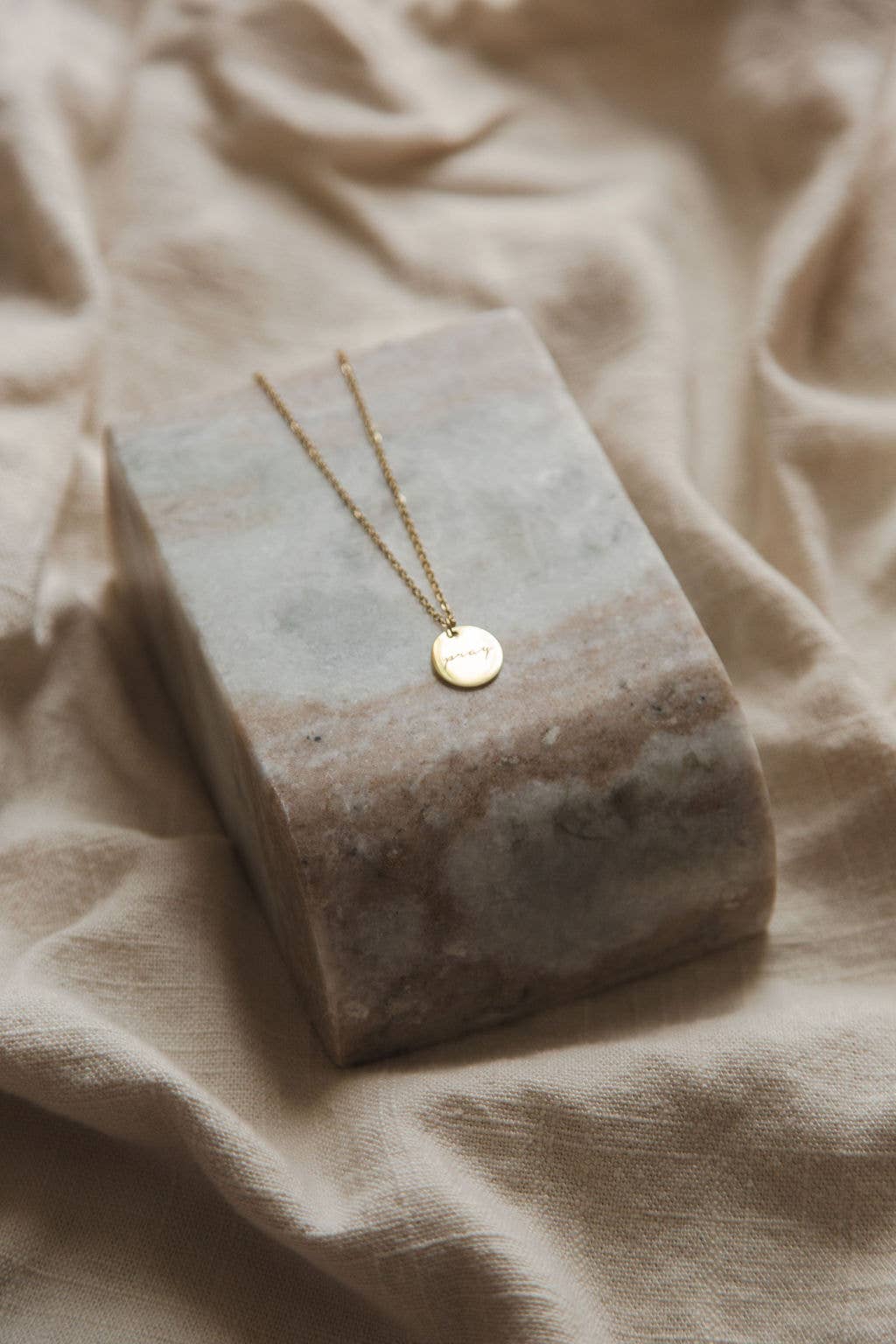 The Vintage Sparrow - Wholesale Pendant/Charm Necklace - Pray Pendant1