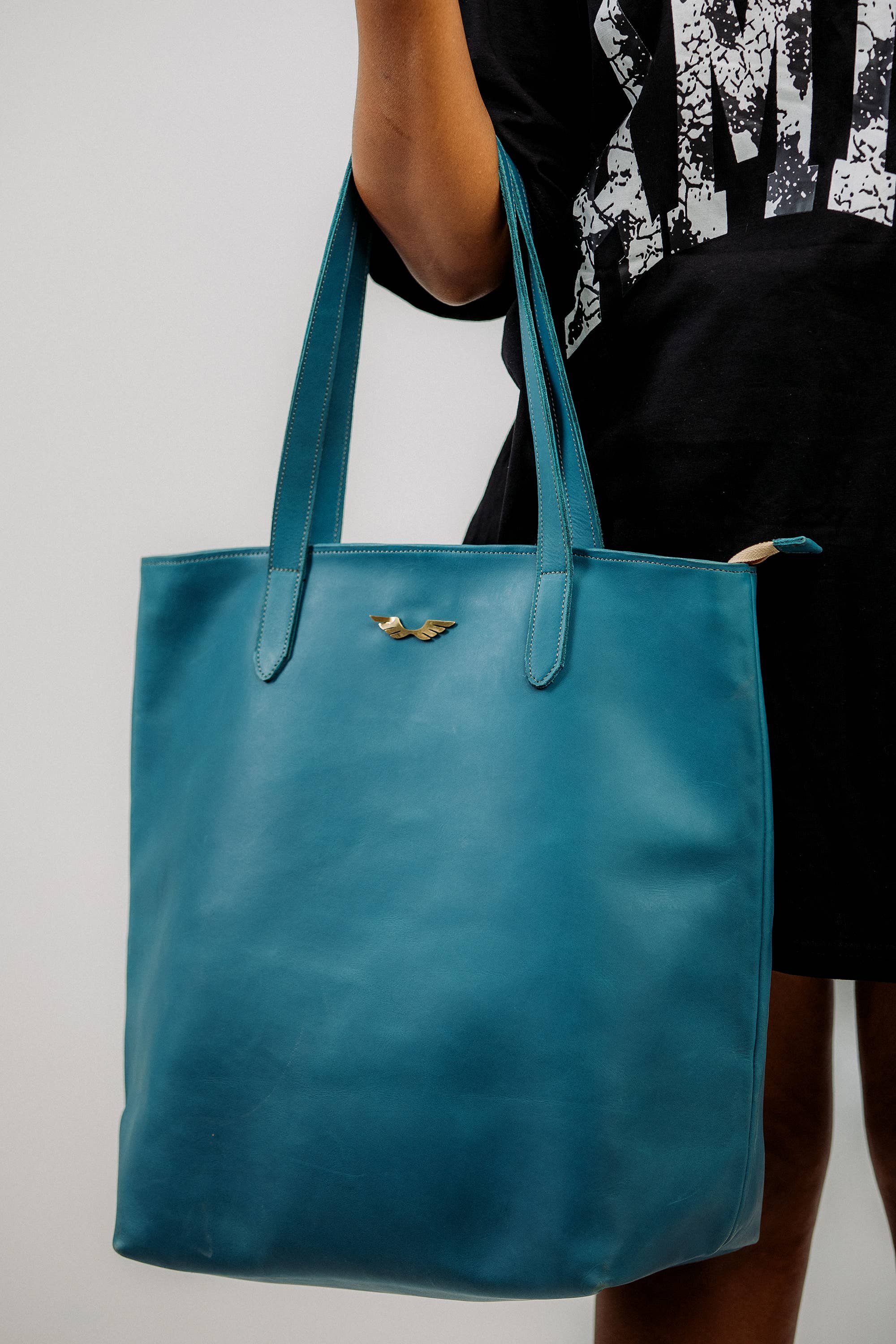 Sseko Woven Leather Ring Tote