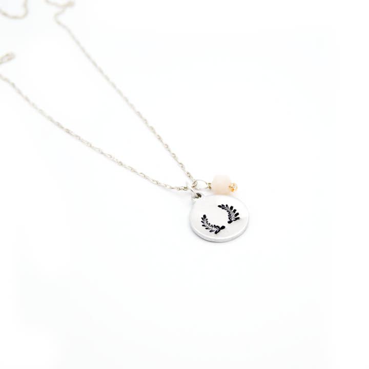 Laurel Wreath Necklace for wholesale by Stamp and Stampbility