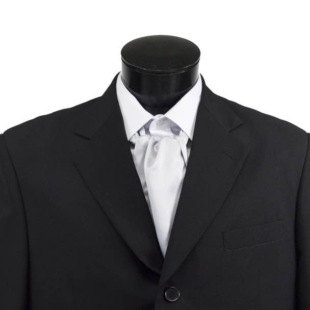 Selini New York - Wholesale Necktie – Men’s - Solid Satin Poly Ascot20