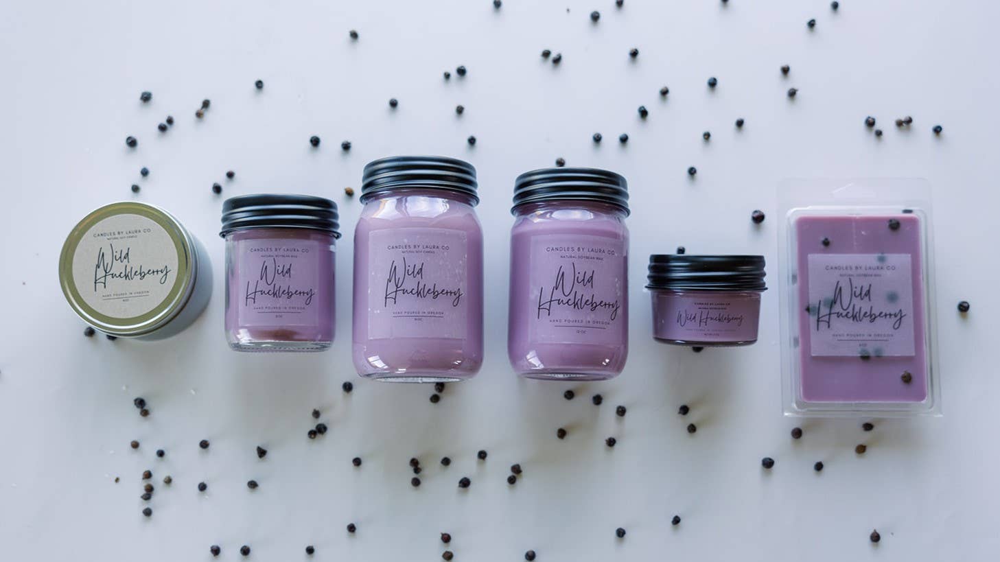 Candles By Laura - Wholesale Wax Melt - Wild Huckleberry 6 oz Soy Wax Melt3