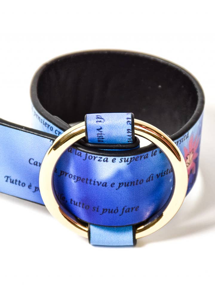 GENTIANA ARMBAND - ECOLEATHER KOMBINERBART ARMBAND för wholesale av BB FLOWER