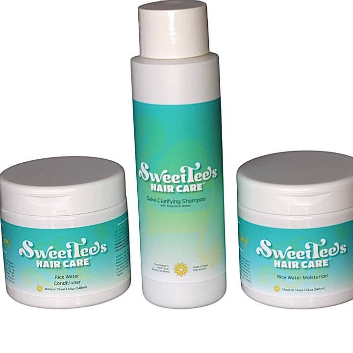 Rice Water Collection for wholesale by SweetTee’s Hair Care