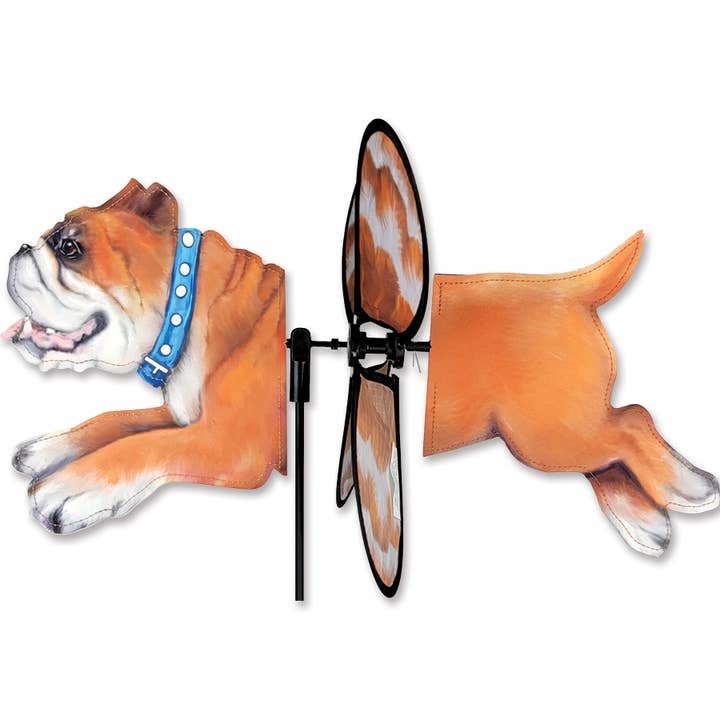Petite Spinner - Bulldog (updated 25198 design)) for wholesale by Premier Kites & Designs