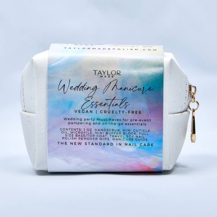 Taylor Made Polish - Wholesale Nailcare Set - MINI MANICURE WEDDING SET - WHITE0