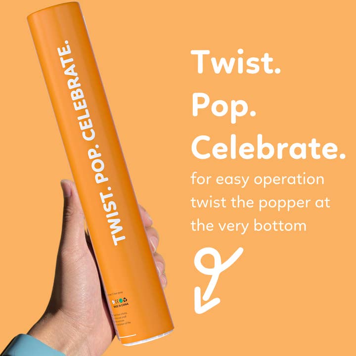 TUR Party Supplies - Wholesale Confetti - Rainbow Confetti Cannons - Biodegradable9