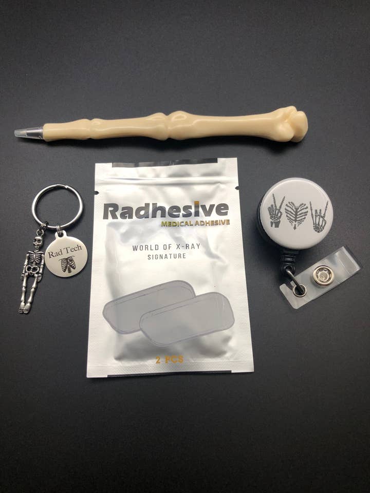 Rad Tech Gift Bundle, Radiology, Badge Reel, Keychain, Pen for wholesale by Alisha Goes Crafty