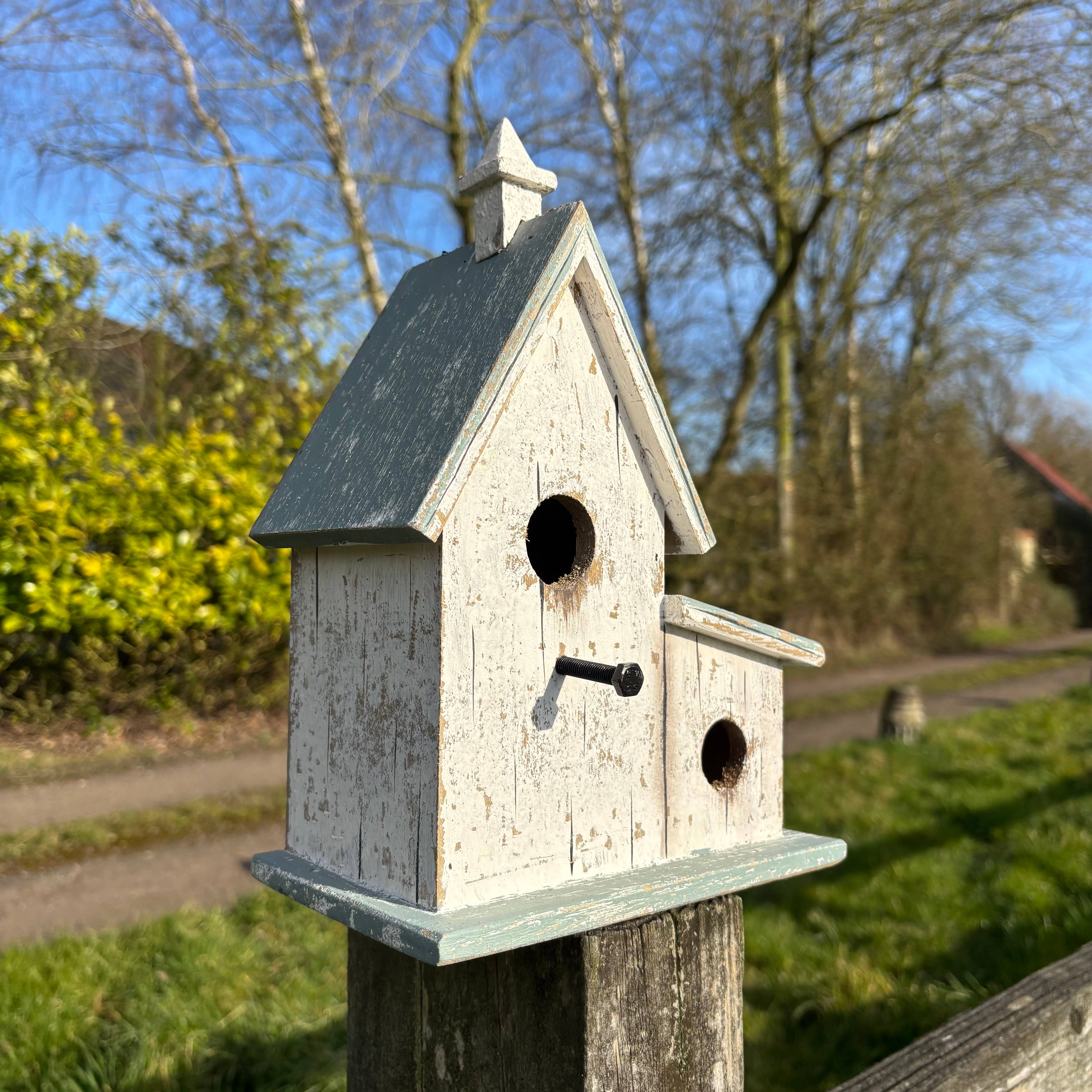 Originals International Ltd - Wholesale Bird House - Two-Tiered Green Bird House2